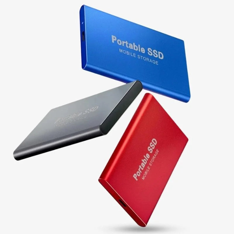 Extern SSD Bärbar Aluminium 1TB-30TB Stötsäker och Vattenavvisande 8