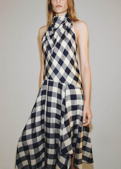 Fina Dam Klänningar Lång Asymmetrisk Vintage Stil 1