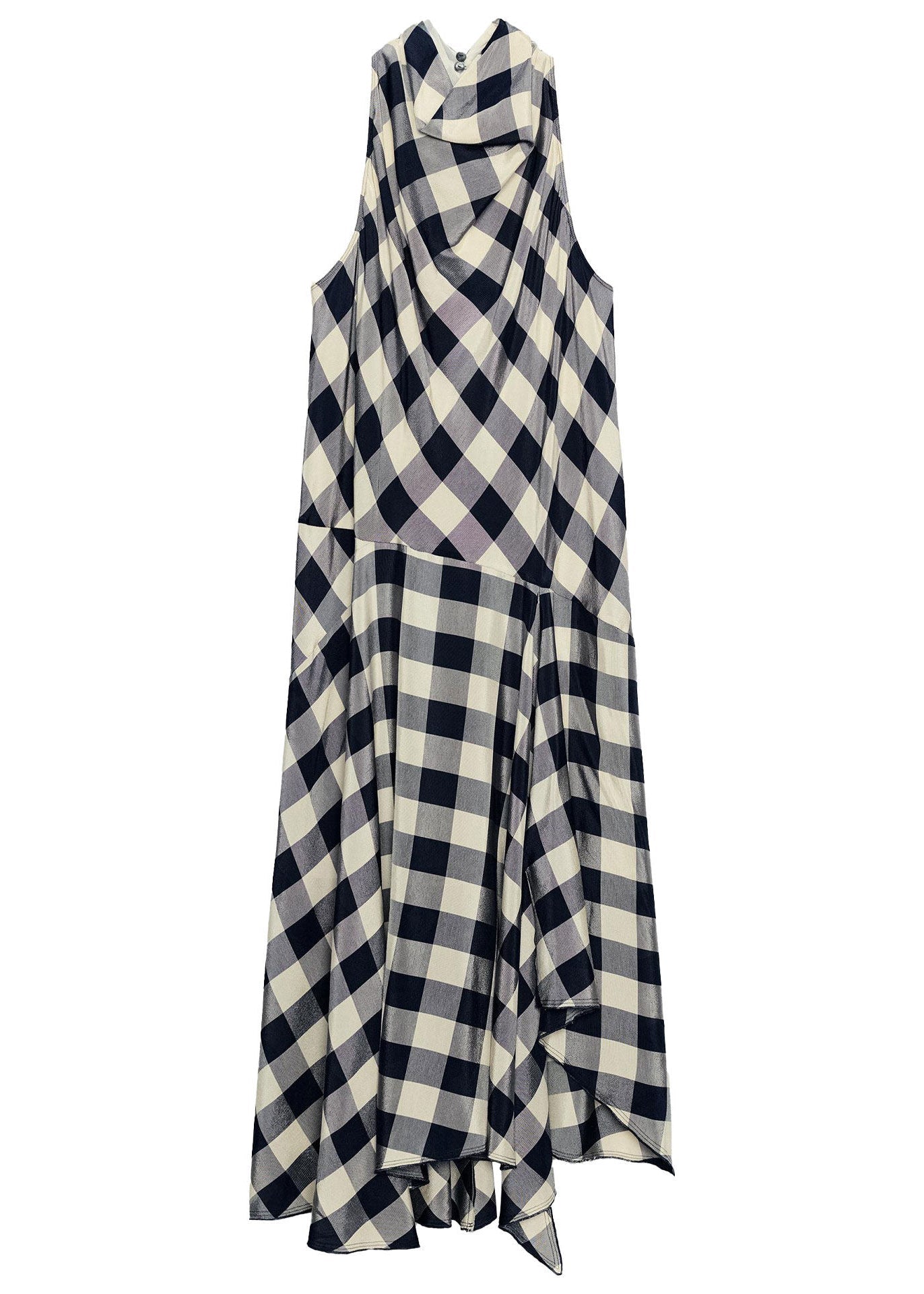 Fina Dam Klänningar Lång Asymmetrisk Vintage Stil 4