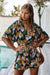 Variant image for Dam Jumpsuit Blommönster Lätt Polyester Elegant-9