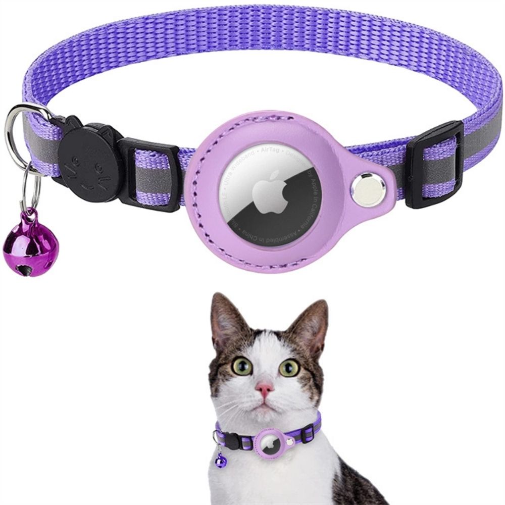 GPS-halsband för katt med reflekterande design 11