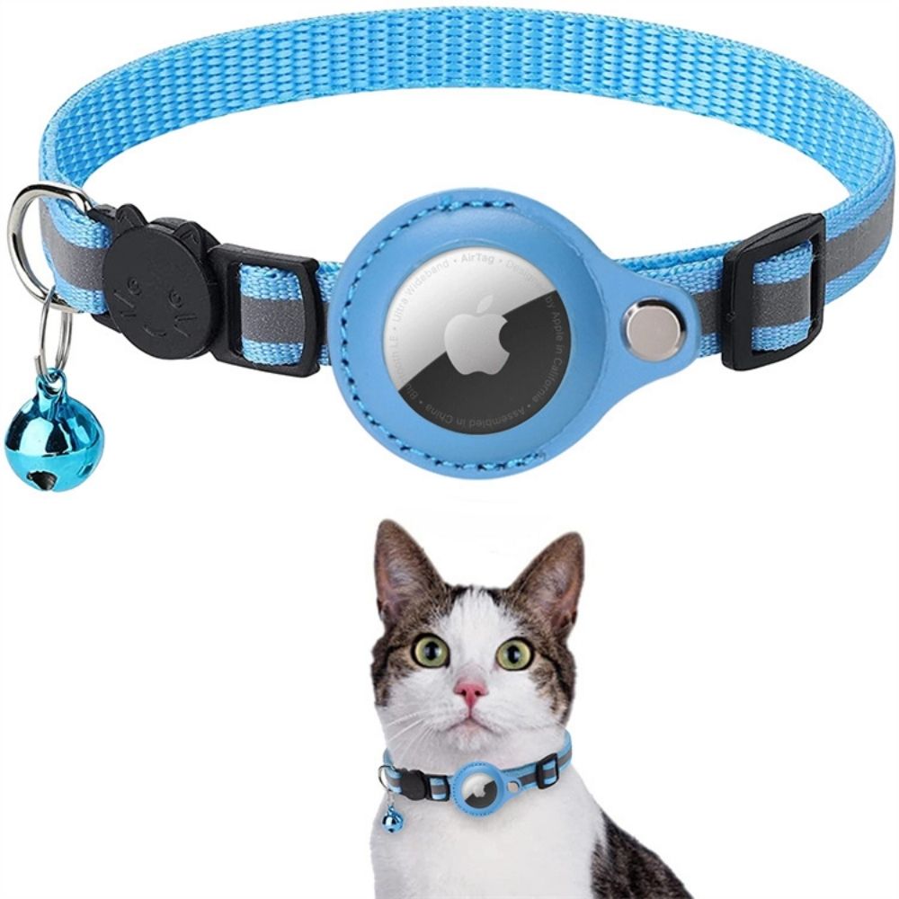 GPS-halsband för katt med reflekterande design 6