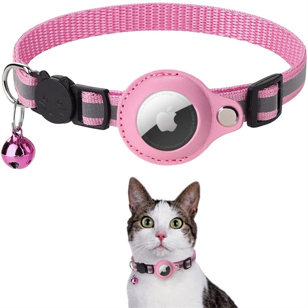 GPS-halsband för katt med reflekterande design 8