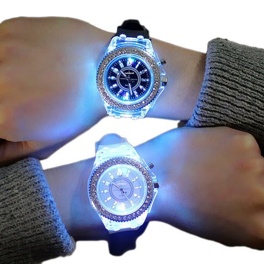 Lyser i mörkret armbandsur