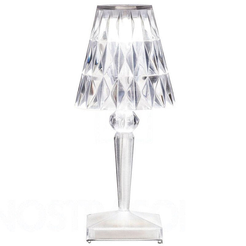 Glittrande Diamond Akryllampa