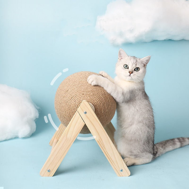 Katt Skrapa och rulla boll leksak