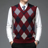 Variant image for Herr Tröja Vest Akryl Modern Stil-13