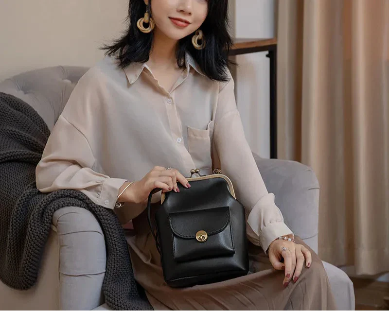 Damväska Crossbody Elegant Design Konstläder 6