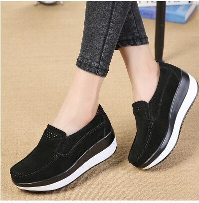 Kvinnors Slip-On Moccasin skor