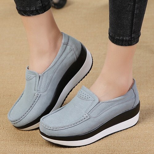 Kvinnors Slip-On Moccasin skor