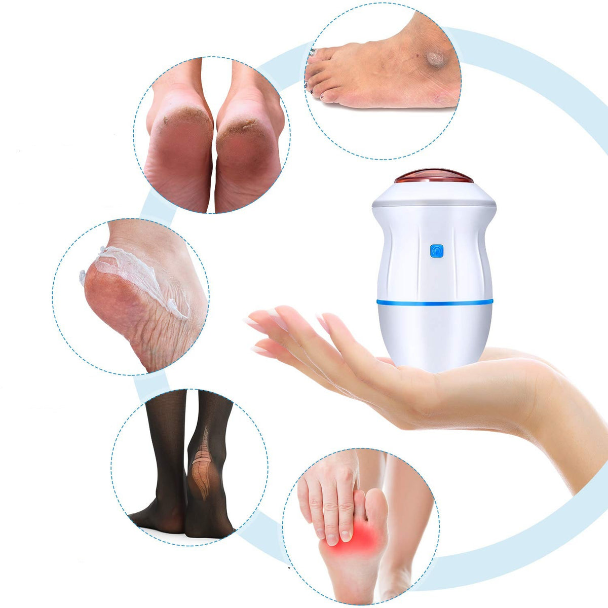 Bärbar fotfil med vakuum