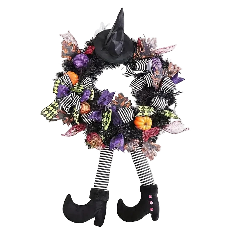 Halloween Dekoration Häxbens Dörrkrans 0