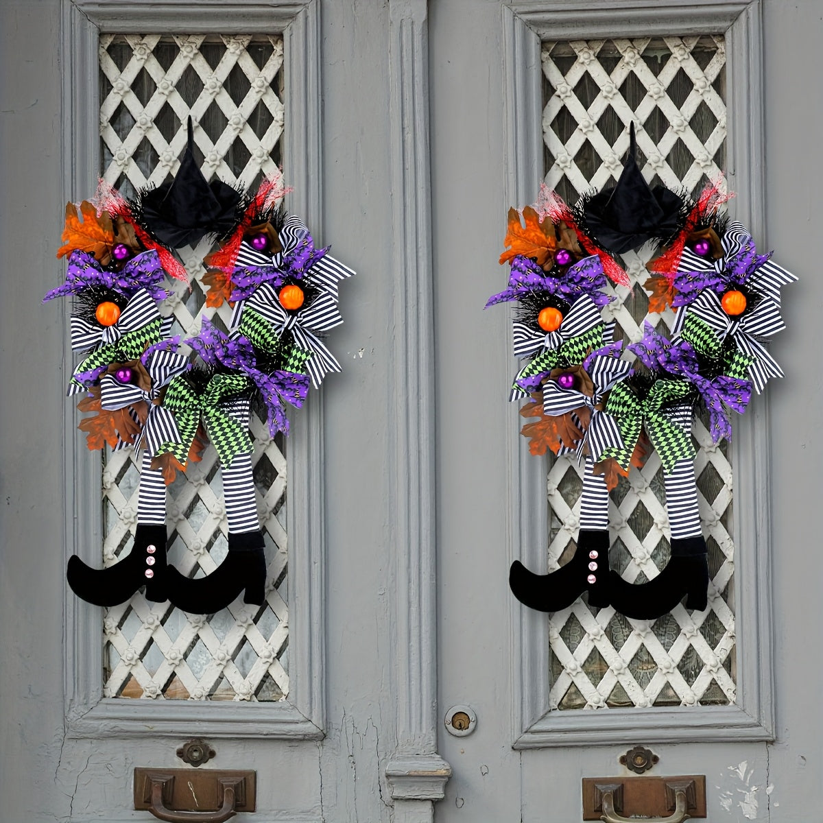 Halloween Dekoration Häxbens Dörrkrans 4