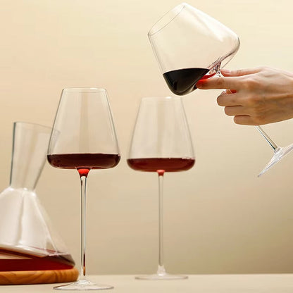 Handgjort vin- och champagneglasset med raffinerad design 10