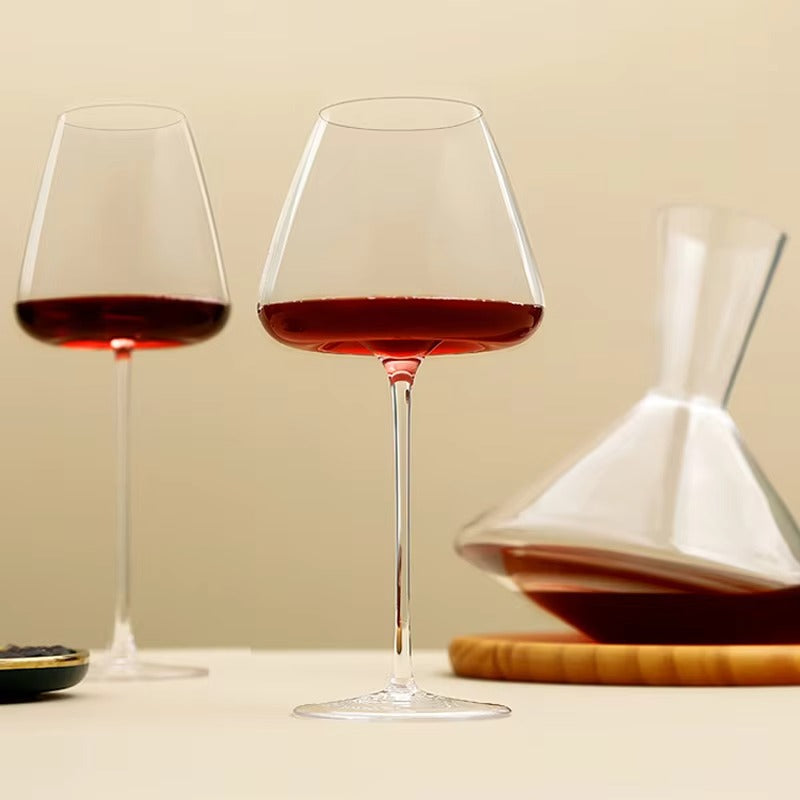 Handgjort vin- och champagneglasset med raffinerad design 8