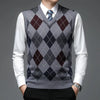 Variant image for Herr Tröja Vest Akryl Modern Stil-7