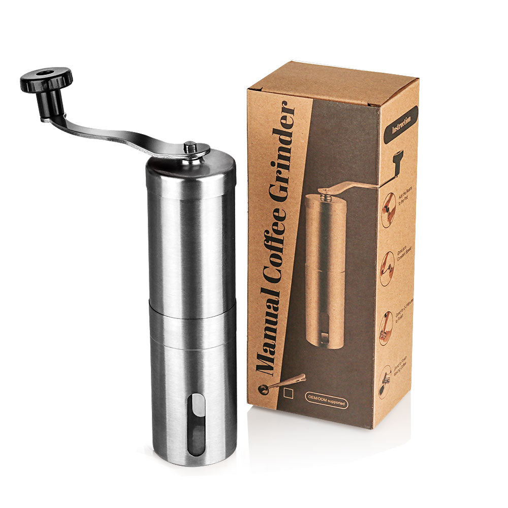 Manuell rostfri kaffekvarn