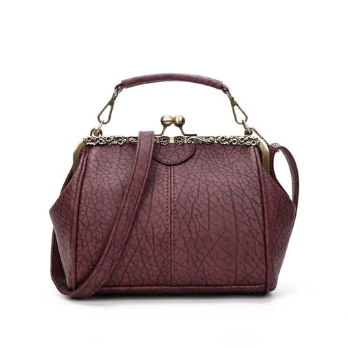 Dam Crossbody Väska Vintage Clic Minimalistisk Design 1