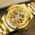 Ultratunn Golden Dragon Klocka