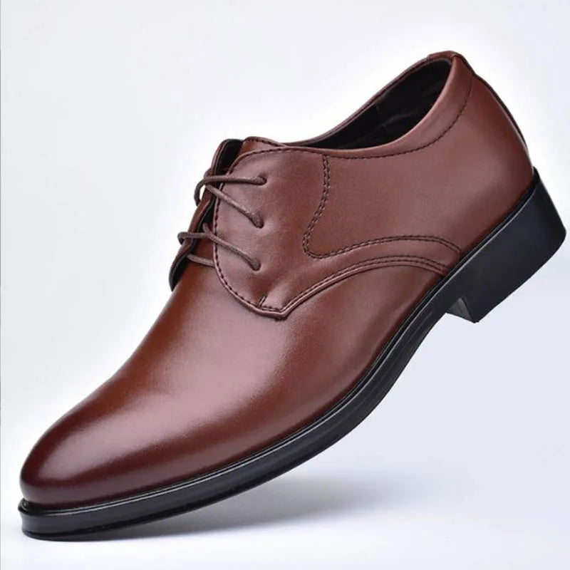 Herrskor Oxford Stil PU Bekväm Gummiyttersula 4