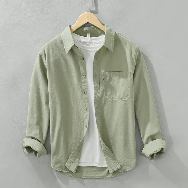 Variant image for Mäns Bomullsskjorta Elegant Stil-7