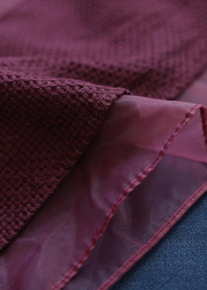 Herr Baggy Skjorta i Patchwork Stil 4