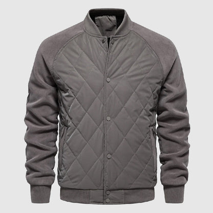Herr Bomberjacka Fleece Detaljer Sportig Stil 2