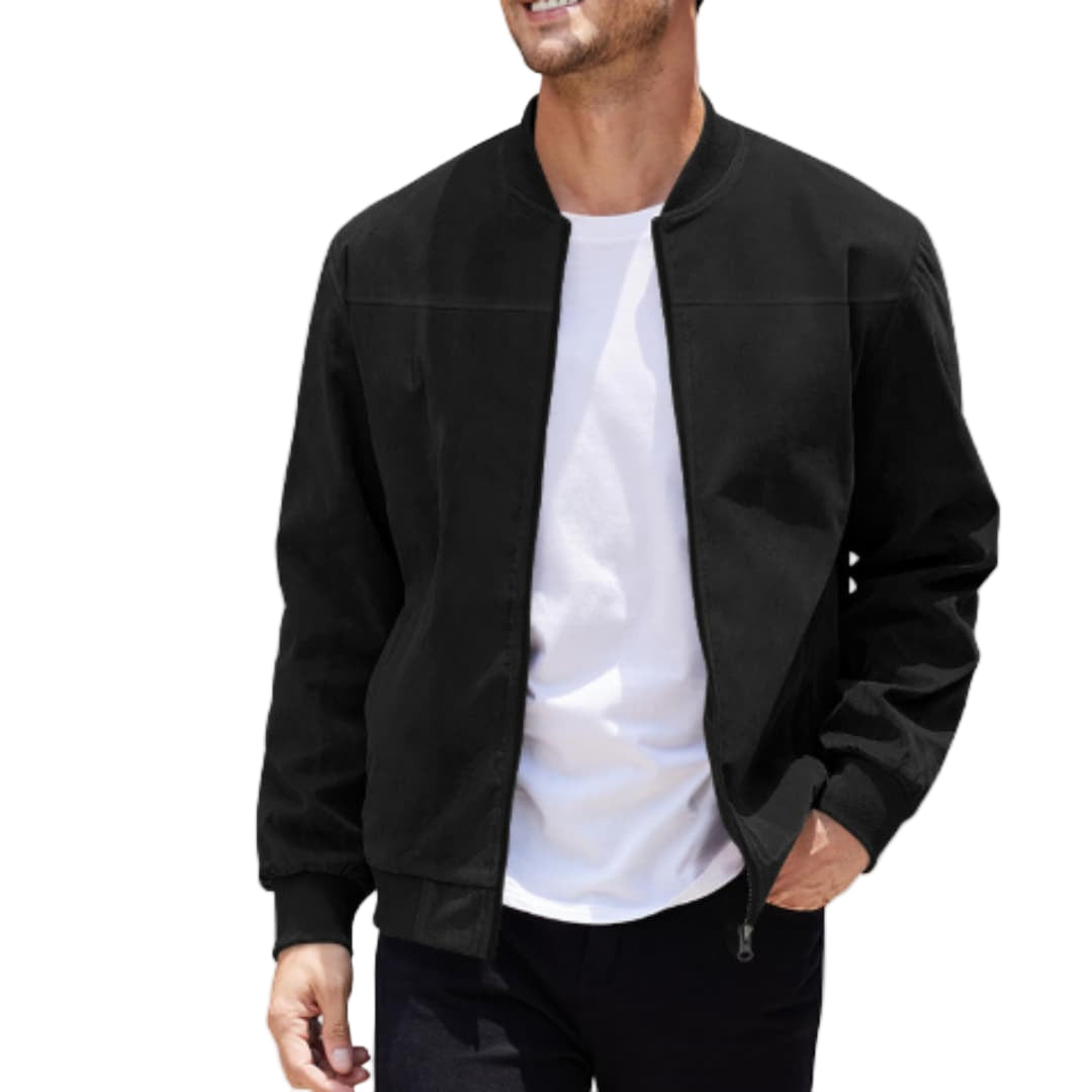Herr Bomberjacka med Ribbad Krage 0