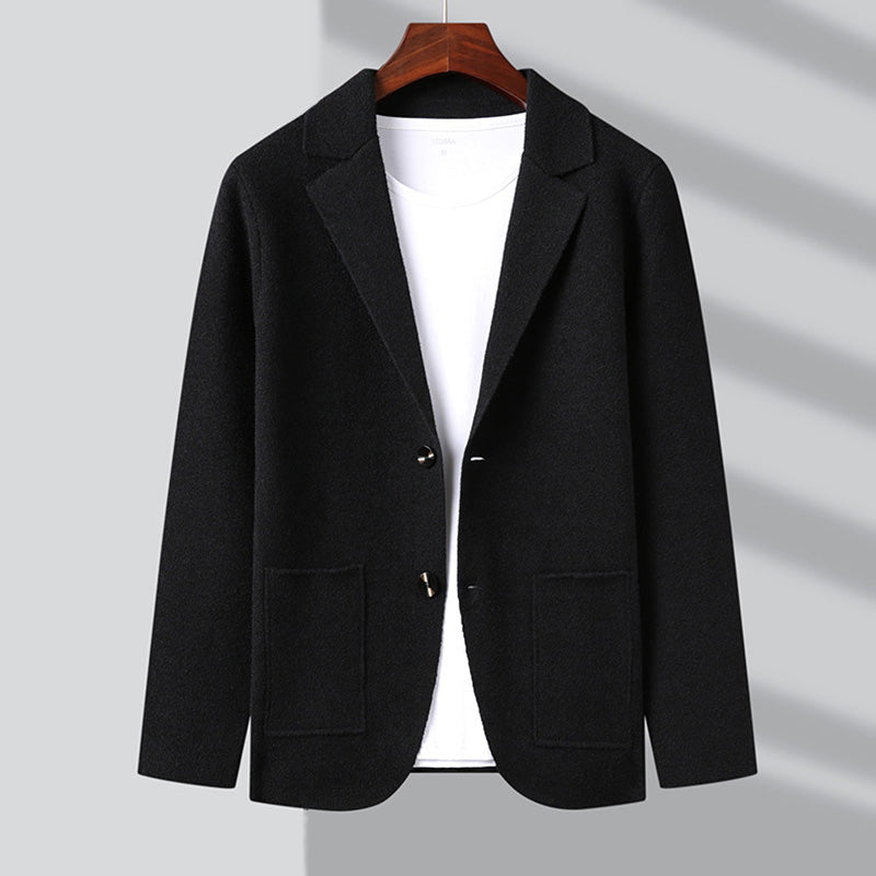 Herr Cardigan Jacka Raffinerad Design med Praktiska Fickor 1