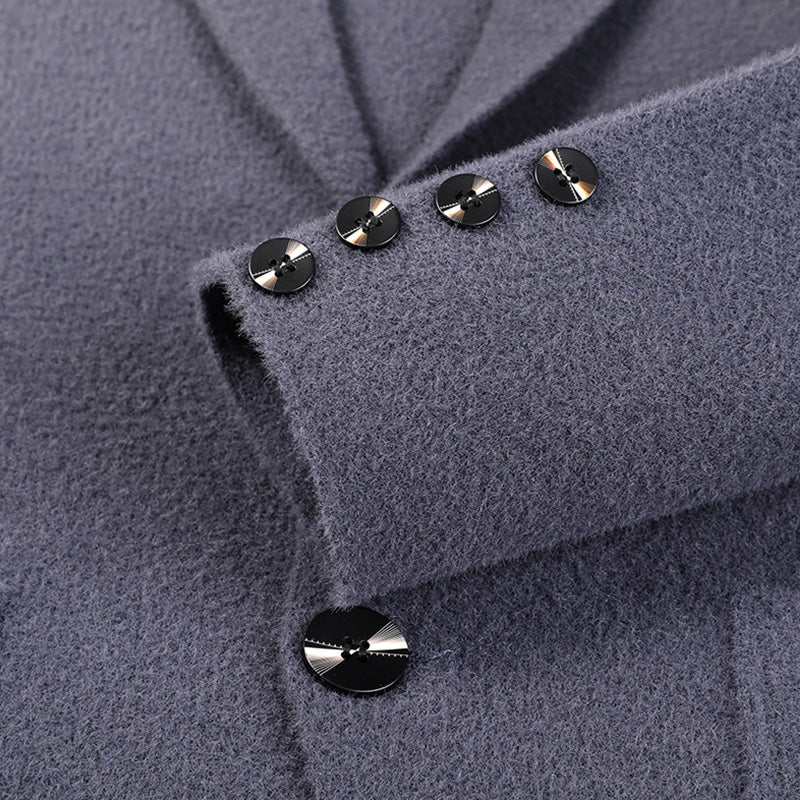 Herr Cardigan Jacka Raffinerad Design med Praktiska Fickor 4
