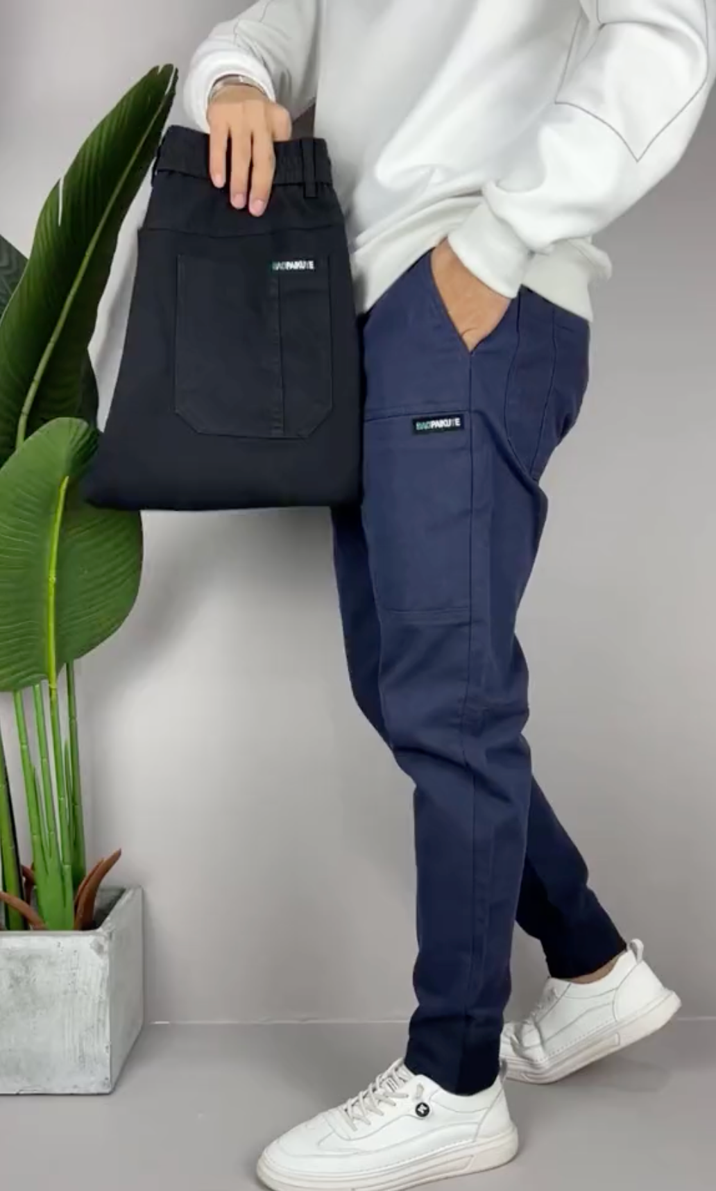 Herr Cargobukser Flexibel Stil Komfortabelt Material 3