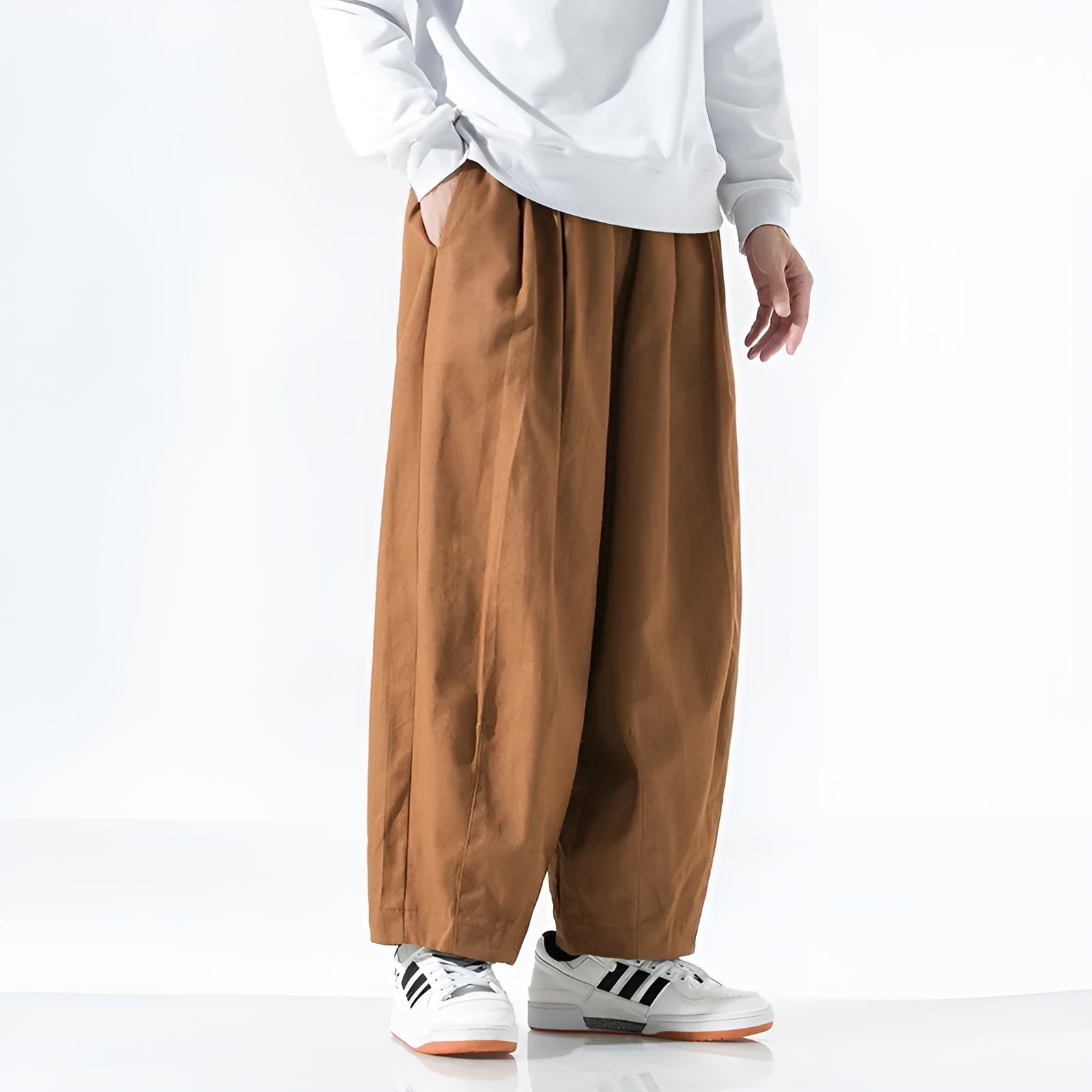 Herr Chinos Harem Byxor Baggy Stil 1