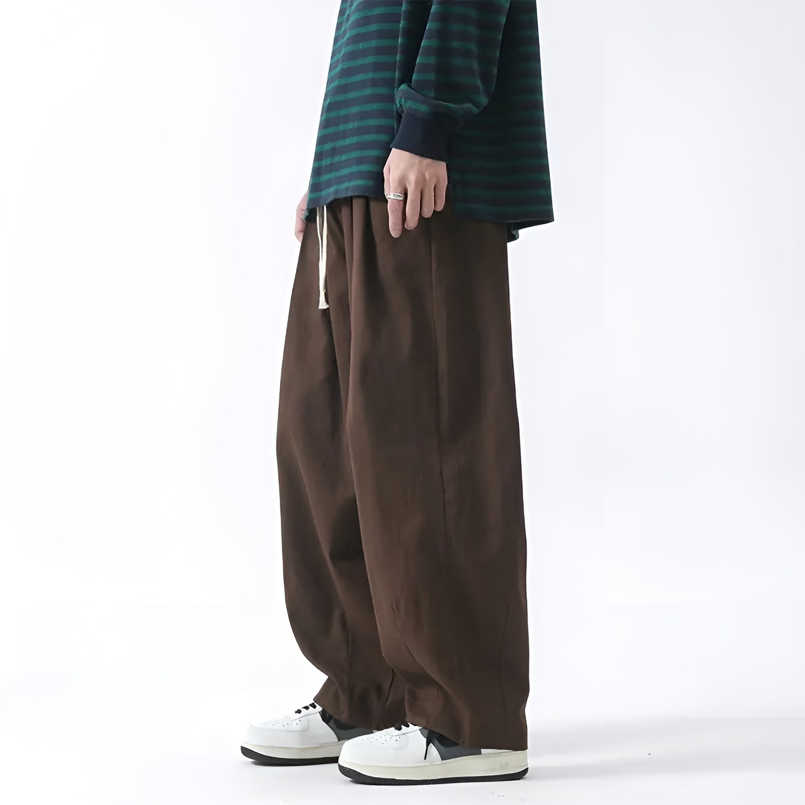 Herr Chinos Harem Byxor Baggy Stil 8