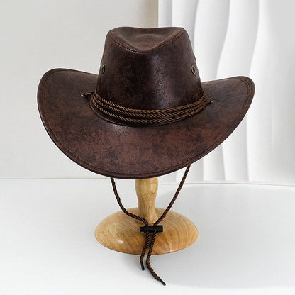 Herr Cowboyhatt med Bred Brätte 3
