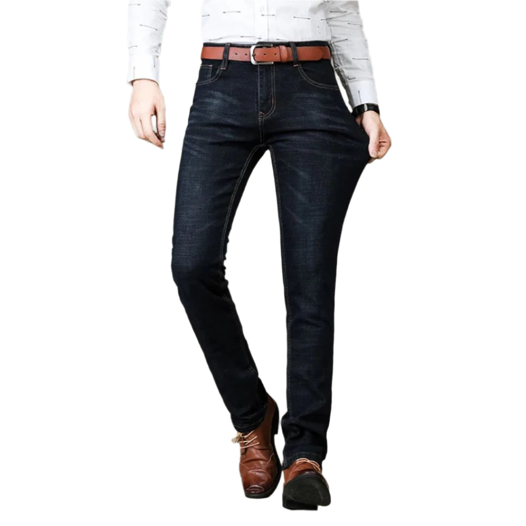 Herr Denim Jeans Raka Snitt Flexibel 0
