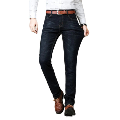 Herr Denim Jeans Raka Snitt Flexibel 0