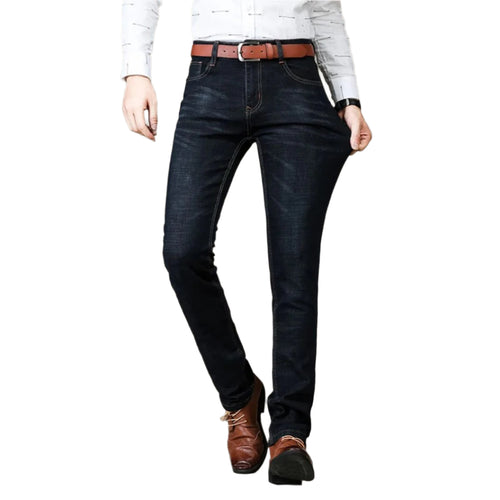 Herr Denim Jeans Raka Snitt Flexibel 0