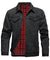 Herr Denimjacka med Flanellfoder och Flera Designalternativ 1