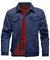 Herr Denimjacka med Flanellfoder och Flera Designalternativ 3