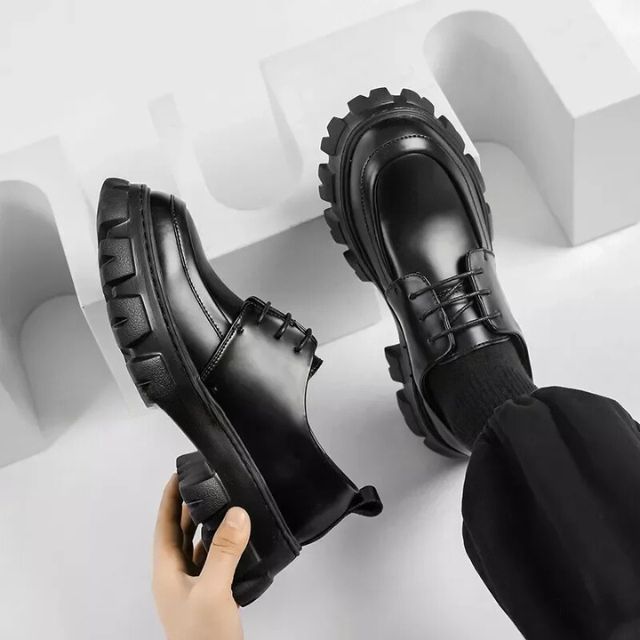 Herr Derby Skor Modern Läder 2