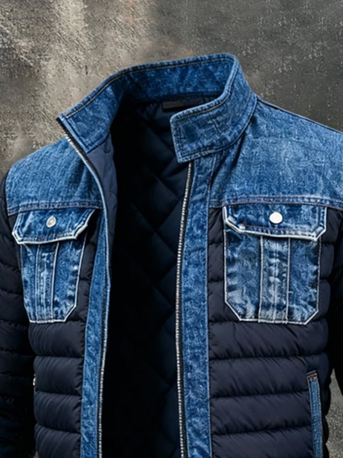 Herr Dubbeljacka i Jeans Klassisk Stil 2