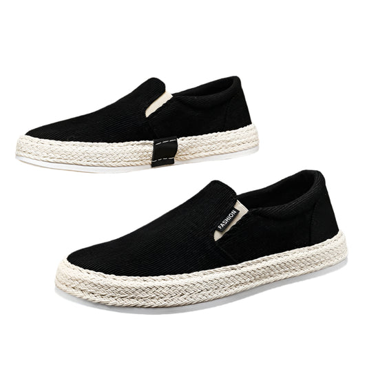 Herr Espadrilles Svart Vit Sportig Stil 0