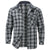 Herr Flanellskjorta Klassisk Design i Bomull-Polyester 8