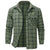 Herr Flanellskjorta Klassisk Design i Bomull-Polyester 9