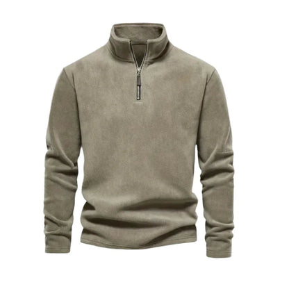 Herr Fleece Tröja med Dragkedja 0