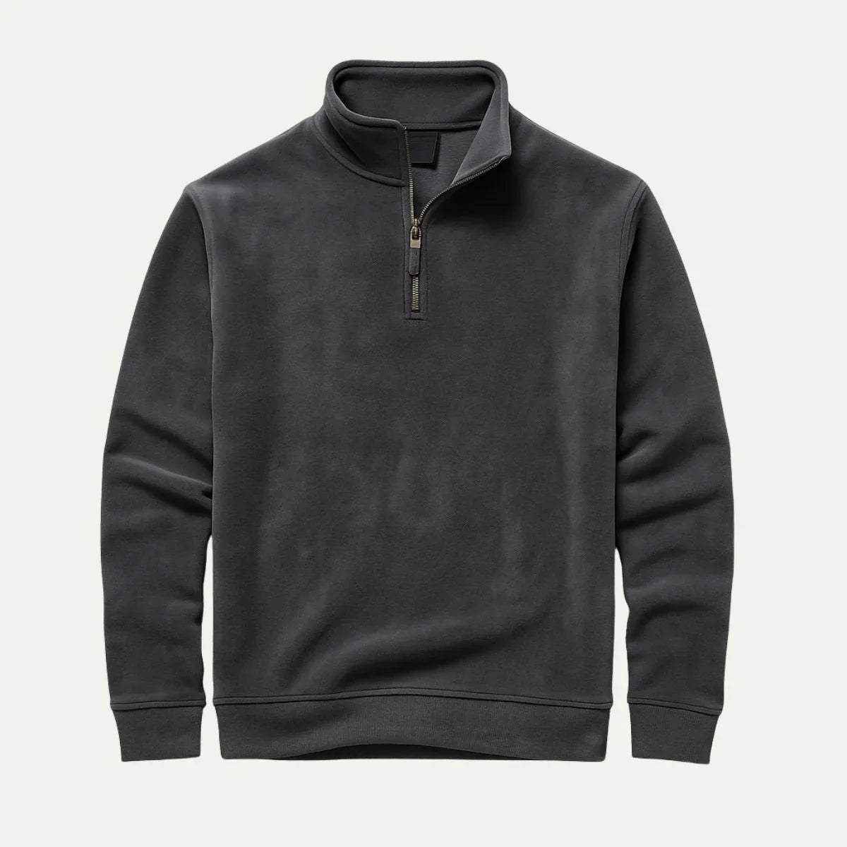 Herr Fleece Tröja med Dragkedja 3