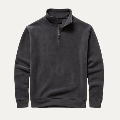 Herr Fleece Tröja med Dragkedja 3