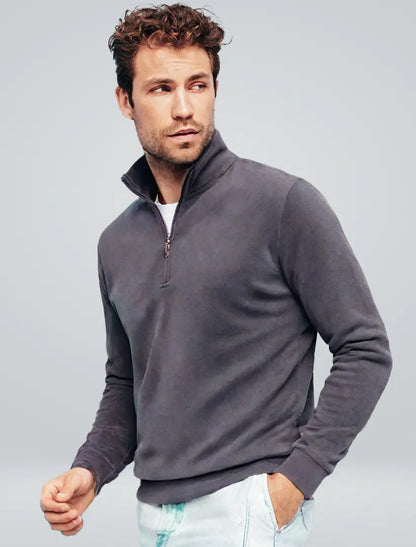 Herr Fleecetröja Turtleneck Varm och Bekväm 1