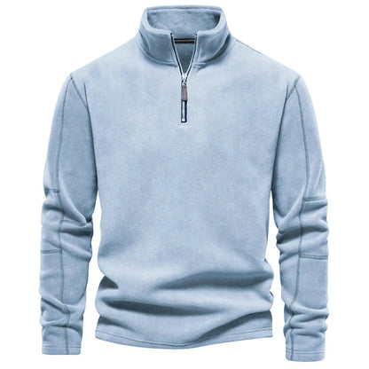 Herr Fleecetröja Turtleneck Varm och Bekväm 10