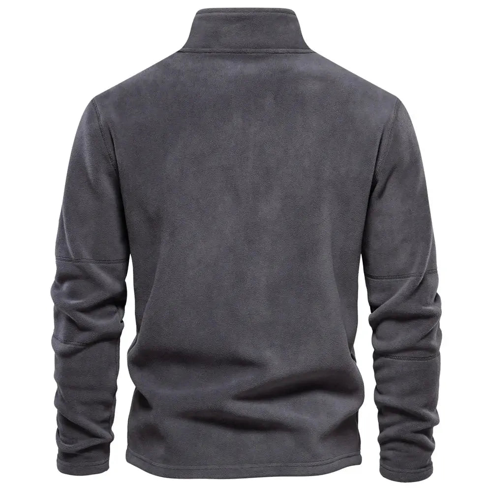 Herr Fleecetröja Turtleneck Varm och Bekväm 2